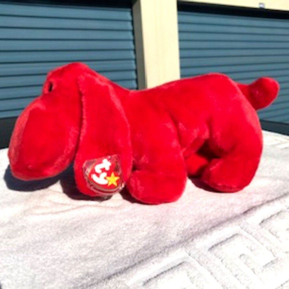Rover the Dog . Rare TY Beanie Buddies . Retired Original . Mint Condition